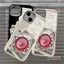 ibumpers Ốp Điện Thoại iPhone Họa Tiết Nghệ Thuật Khái Niệm Thanh Lịch Cho IPhone 16 15 14 12 13 11 Pro Max IP 7 8 Plus X XS XR Ốp Lưng Silicon Mềm Sang Chảnh Mạ Điện Chống Sốc