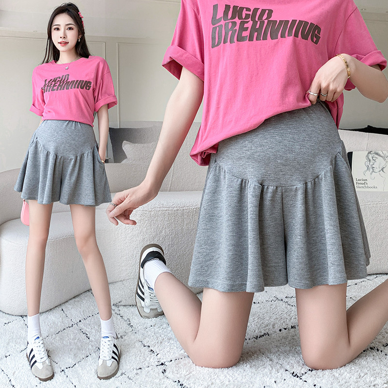 Quần bà bầu mùa hè Quần rộng ống rộng thông thường