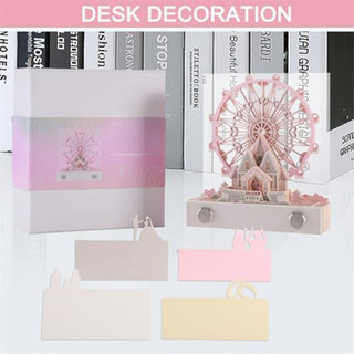 1 Mảnh 3D Notepad Để Bàn Có Đèn, Lịch Để Bàn Nghệ Sĩ Acrylic 2024 Lịch 3D Notepad Artopad Khắc