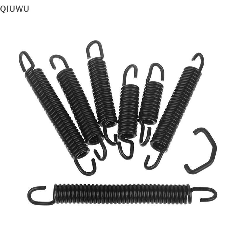 Qiuwu Kính chắn gió ô tô Rocker Cần gạt nước áp lực Cánh tay thép Căng thẳng Đường kính dây lò xo 2,8mm Đường kính ngoài Chiều dài 14mm 68 78 89 115 130mm.