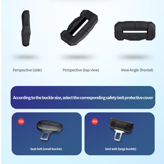 1 Chiếc Ô Tô Dây An Toàn Khóa Bao Silicon Chống Trầy Xước Bảo Vệ Thắt Lưng An Toàn Khóa Bảo Vệ Mech Thiết Kế Phụ Kiện Nội Thất Ô Tô