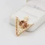 ESSENCEH Áo Sơ Mi Tam Giác Cổ Pin, Trâm Cài Cổ Rỗng Tinh Tế, Trang Trí Đầm Vintage Trang Trí Quần Áo Pin Trang Trí Cho Lễ Kinh Doanh Tiệc