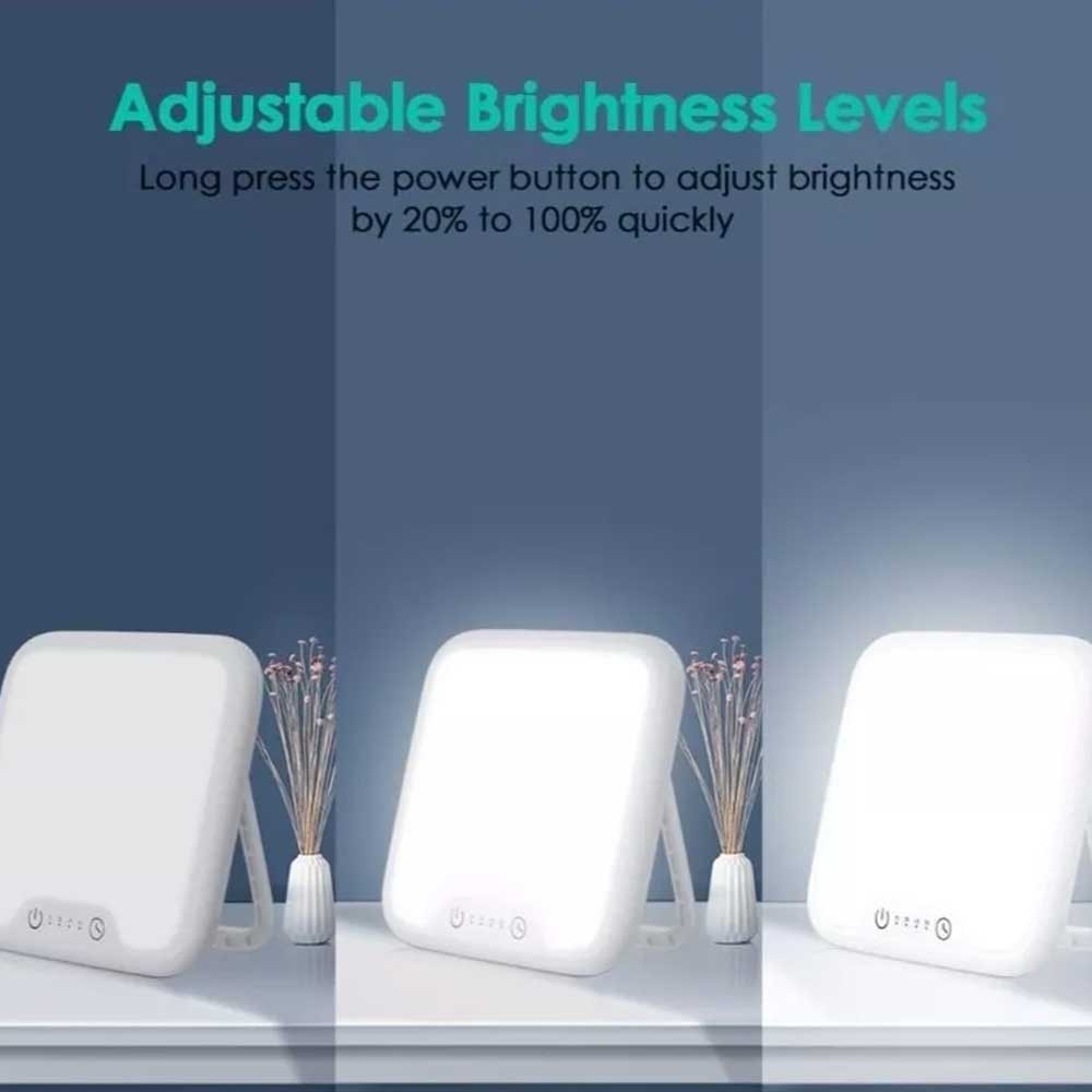 SAD Light, LED Happy Light, Portable Natural Sunlight Lamp with Memory Function