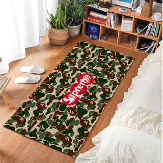 Bape Họa Tiết Một Mặt In Hình Thảm Cashmere Giả Phòng Ngủ Nhà Bếp Thảm Chống Trơn Trượt Trang Trí Nhà Cửa