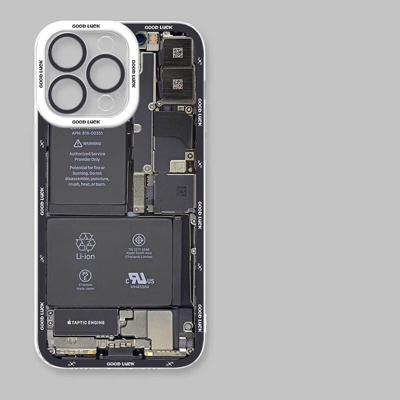 Ốp Lưng Cho Xiaomi POCO X6 Pro X3 X4 X5 F5 Pro X3 GT NFC M3 M4 Pro Mi 11 Lite 5G NE 11T Pro Ốp Lưng Điện Thoại Sáng Tạo Bảng Mạch Silicon Camera Bảo Vệ Mắt Thiên Thần