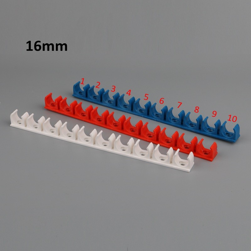 2 chiếc 16mm 20mm ống nước kẹp PVC PPR ống hỗ trợ móc ống nước kẹp vườn hệ thống tưới phụ kiện