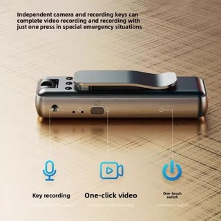 Đầu ghi video kỹ thuật số nhỏ DARON, Xoay 180 với Camera Mini Video DV HD, Máy quay video Ngực Cố định tầm nhìn ban đêm Tất cả trong một|Camera chuyển động di động Đồ chơi bé trai