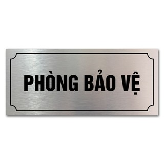 Biển phòng ban, giám đốc, phòng hành chính In Uv cao cấp bền màu trên Alu Bạc xước