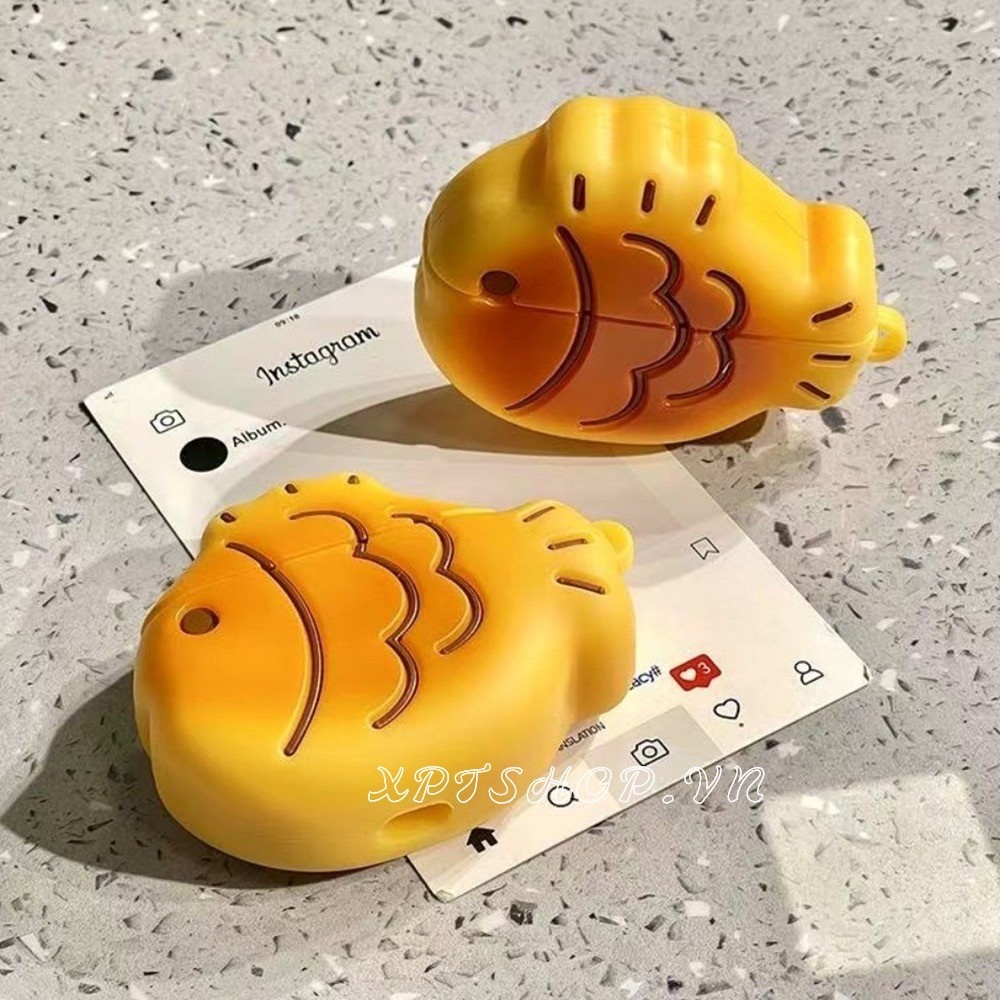 Vỏ Silicon Cá Cho AirPods 4 / 3 / 2 / 1 Vỏ Tai Nghe Pro / Pro2