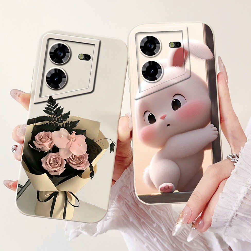 Ốp điện thoại Tecno Pova 5 LH7n 5Pro LH8n Tecno Pova 5 Pro Vỏ hoa thời trang sang trọng Kawaii Girl Vỏ điện thoại chống sốc hình mèo dễ thương