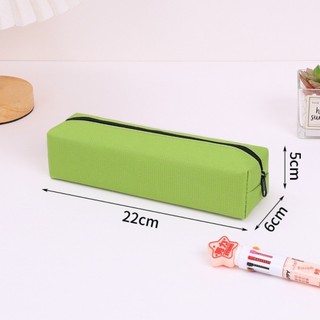 Túi đựng bút màu trơn hình bát giác Hộp văn phòng phẩm đơn giản Hộp đựng bút chì dung tích lớn Túi lưu trữ di động Màng chống thấm bên trong Túi đựng bút chì vải Oxford Thích hợp cho học sinh