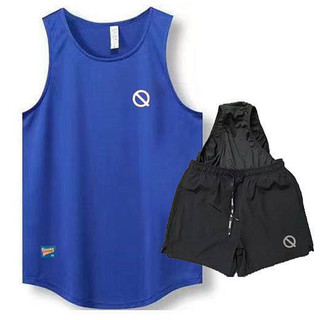 Qinkung Light Sports Running Vest Men's and Women's Competition Competition Track and Field Marathon Quick-Drying Two-Piece Suit kIQ2