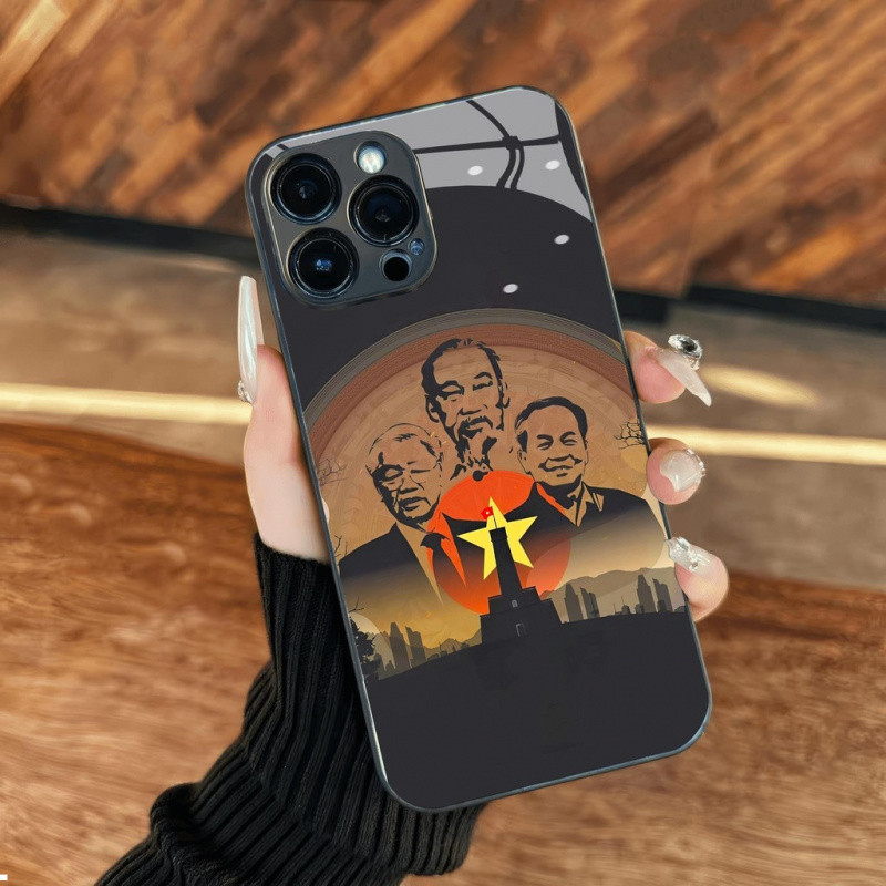Ốp Kính 3D Độc Lập Việt Nam Cho iPhone 16 17,15 14 13 12 11 8 7 6 6s 6p 7p 8p 6g 7g 8g Pro Max XR XS xsmax Plus Pro