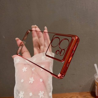 Ốp lưng siêu mỏng mạ trong suốt mạ sang trọng cho Redmi Note 12 13 14 Pro + Redmi Note 12 Turbo Redmi Turo 3 4 Pro Vỏ cứng trong suốt