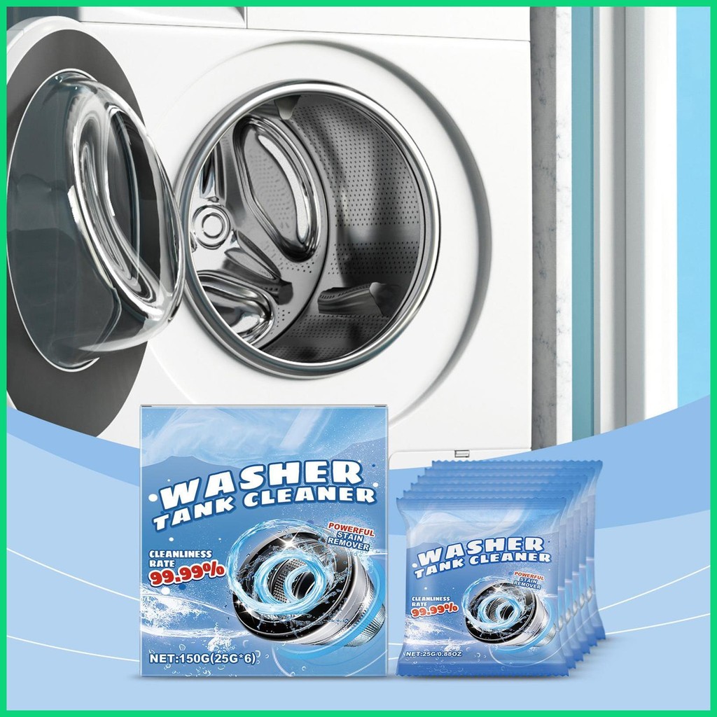 Chất tẩy rửa cho máy giặt Bột làm sạch bồn rửa Tác dụng nhanh Bột nâng vết bẩn để giặt jiwvn