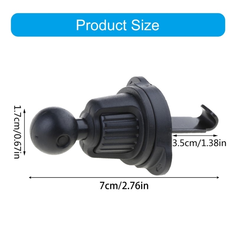 POP Đế Cố Định Kẹp Giá Đỡ Ổ Cắm Điện Thoại Gắn Móc Ô Tô Lỗ Thông Khí Đai Ốc Giá Đỡ Điện Thoại Ô Tô Ổ Cắm Không Khí Cố Định Kẹp