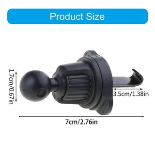 Bang Car Air Vent Clip Mount 17mm Đế đầu tròn cho giá đỡ điện thoại ô tô Cửa thoát khí