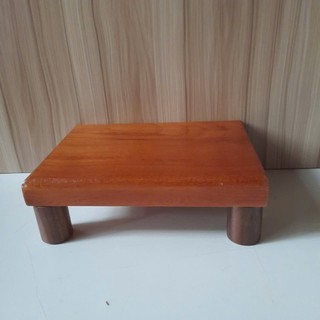 Đôn Gỗ, Đế Gỗ chữ nhật nguyên khối dùng đặt tượng, bonsai, ấm trà, thác khói trầm hương
