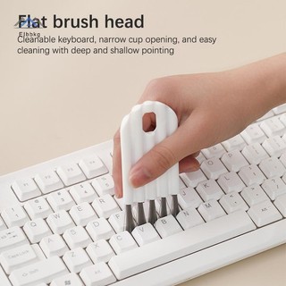 ELBBKG Crevice Bàn chải nắp cốc đa chức năng Dụng cụ làm sạch tiện dụng để làm sạch gia đình Bàn chải làm sạch tay cầm cong mới