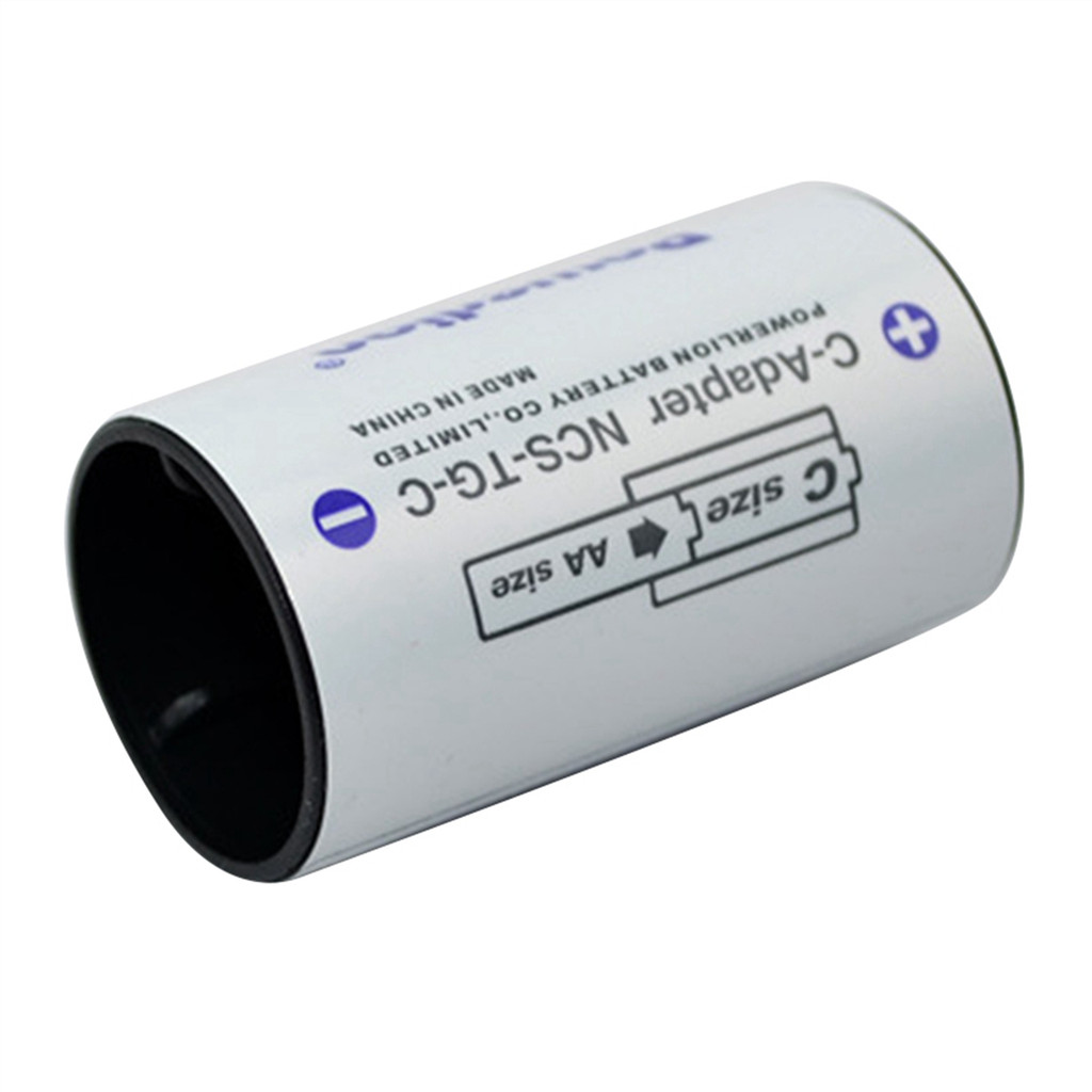 Bộ chuyển đổi pin cỡ C, Vỏ chuyển đổi miếng đệm pin cỡ AA sang C Sử dụng với pin AA - 8 gói