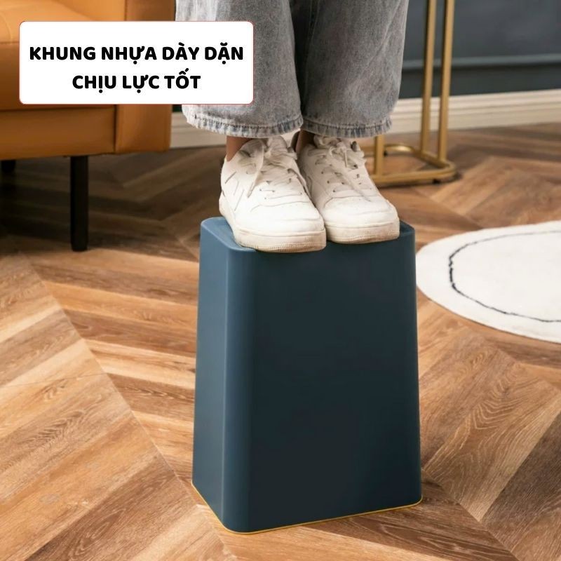 Thùng Rác Có Nắp Bật Thông Minh, Thùng Rác Khe Hẹp Tiết Kiệm Không Gian TR030 AMIZIN
