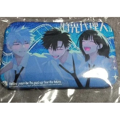 Link Click Huy hiệu Anime có Charles Lucas CV & Qiao Ling Square Button Pin – Quà tặng sưu tập dành cho người hâm mộ