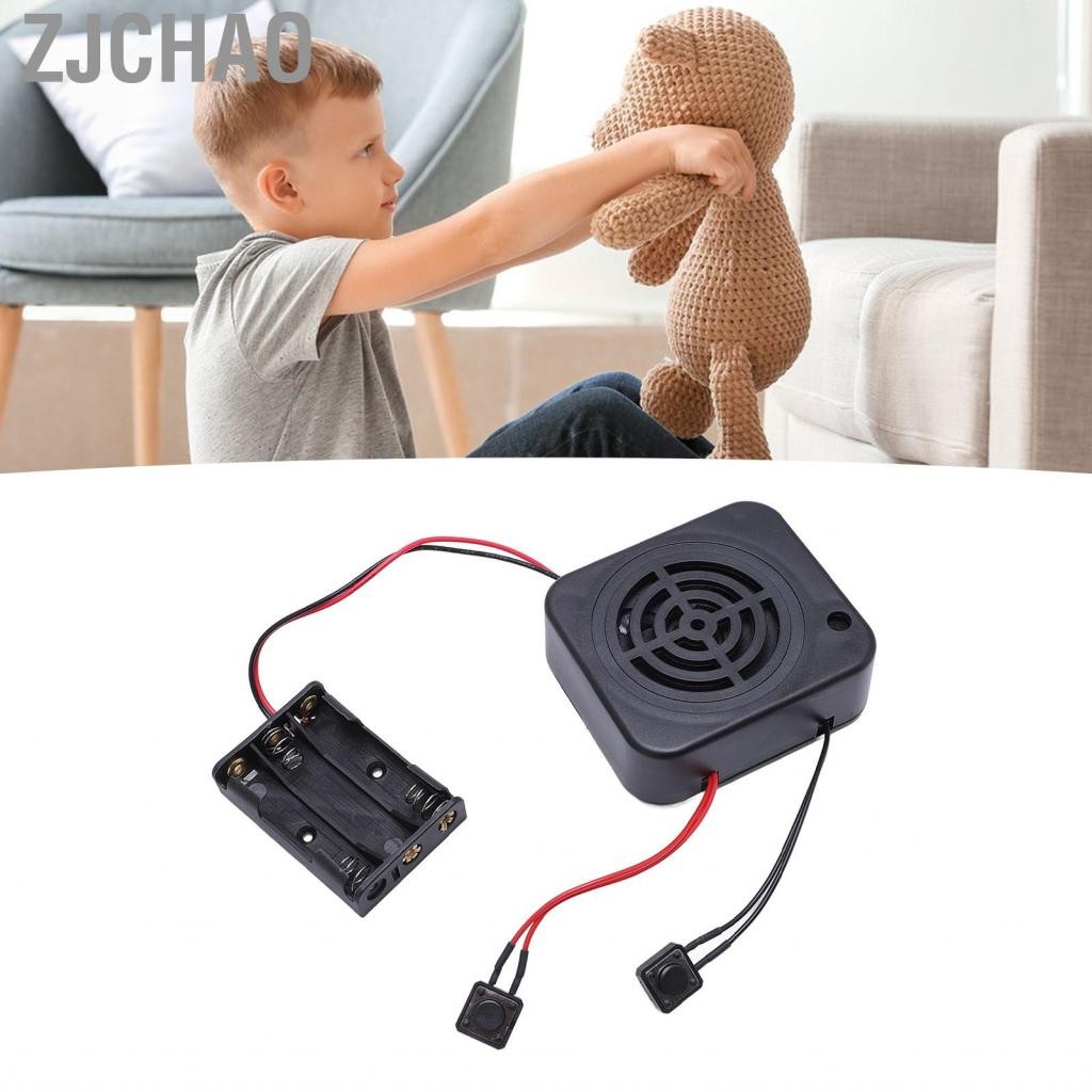 Zjchao Mô-đun ghi âm thanh Hộp tin nhắn ghi âm giọng nói DIY 2 phút có thể ghi cho lời chào cá nhân thủ công chơi một lần