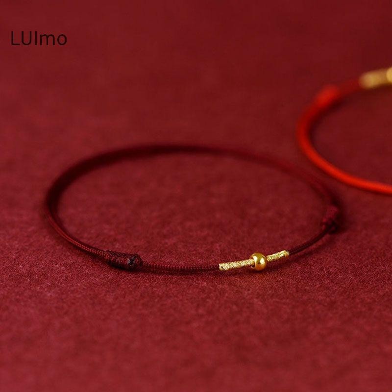 Luimo Thời Trang Handmade Vòng Tay Dây Đỏ Vòng Tay May Mắn Nam Nữ Vòng Tay Tốt Nhất Vòng Chân SBS