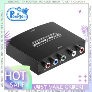 1 Bộ chuyển đổi độ phân giải cao Ypbpr sang HDMI màu đen sang HDMI
