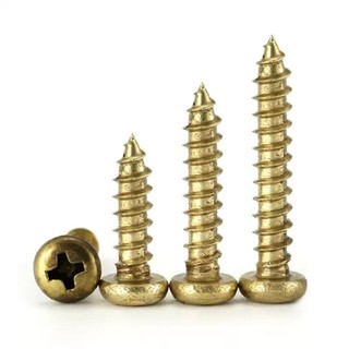 ((LXY) Vít Đồng Vít răng thưa Vít bắn gỗ pake đầu tròn ,Vít gỗ M3 / M3.5 / M4 / M5 / M6 * L6-50MM (RM-VN-1)