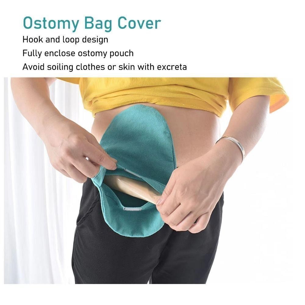 EBINLANDS Ostomy Túi Bảo Vệ, Có Thể Điều Chỉnh Colostomy Túi Có Thể Giặt Được, Đồ Dùng Urostomy Thoáng Khí Có Thể Tái Sử Dụng Túi Stoma Cove Chống Thấm Nước Cung Cấp Urostomy