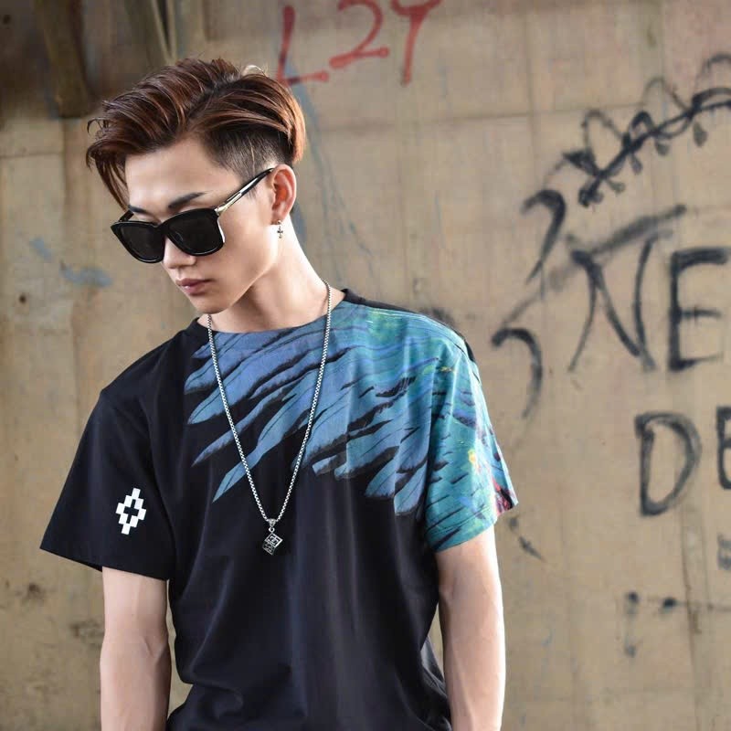 Áo Thun Burlon Ngọn Cau Nửa Vai KCloset Áo Phông Cotton Dày Dặn Dáng Rộng Nam Nữ NA913