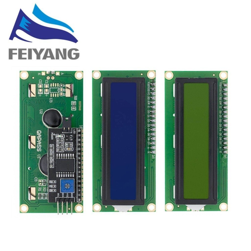 055 LCD module Blue Green screen IIC/I2C 1602 for arduino 1602 LCD UNO ...