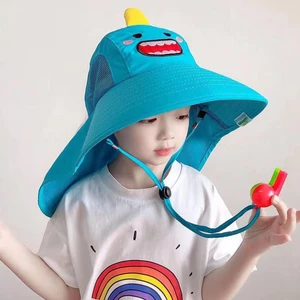 Mũ chống nắng trẻ em ngoài trời Mũ chống nắng thoáng khí có nắp cổ Sunhat Trẻ em Câu cá Safari Mũ