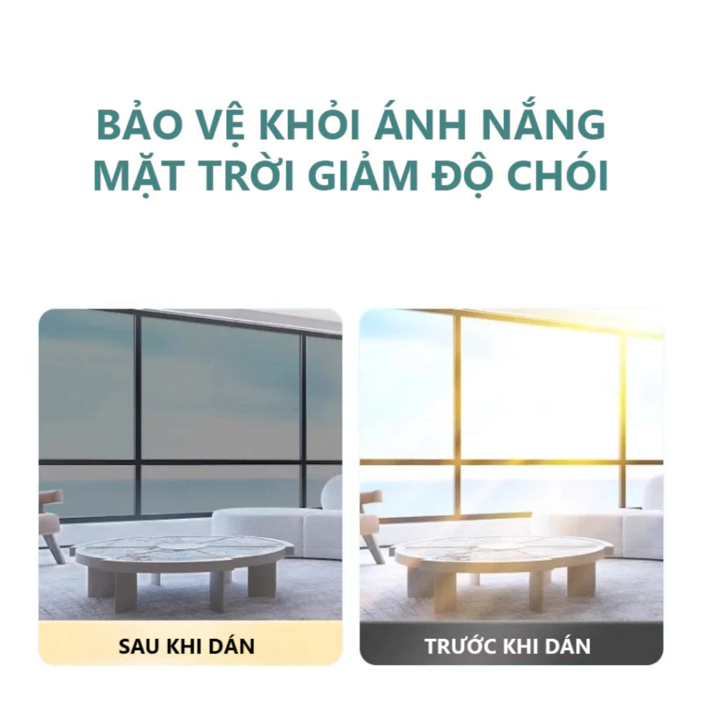 Phim Dán Kính Chống Nắng Cách Nhiệt Phản Quang, Decal Dán Kính Chống Tia UV, Chống Nhìn Trộm DInohome