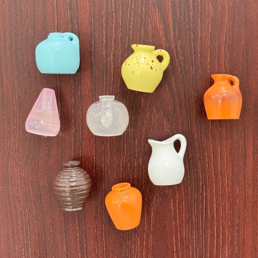 DONOVANQQ Bình Mini Nam Châm Tủ Lạnh, Tủ Lạnh Bình Handmade Độc Đáo, DIY Craft Nhựa Nhỏ Trang Trí Bình 3D Trang Trí Đám Cưới