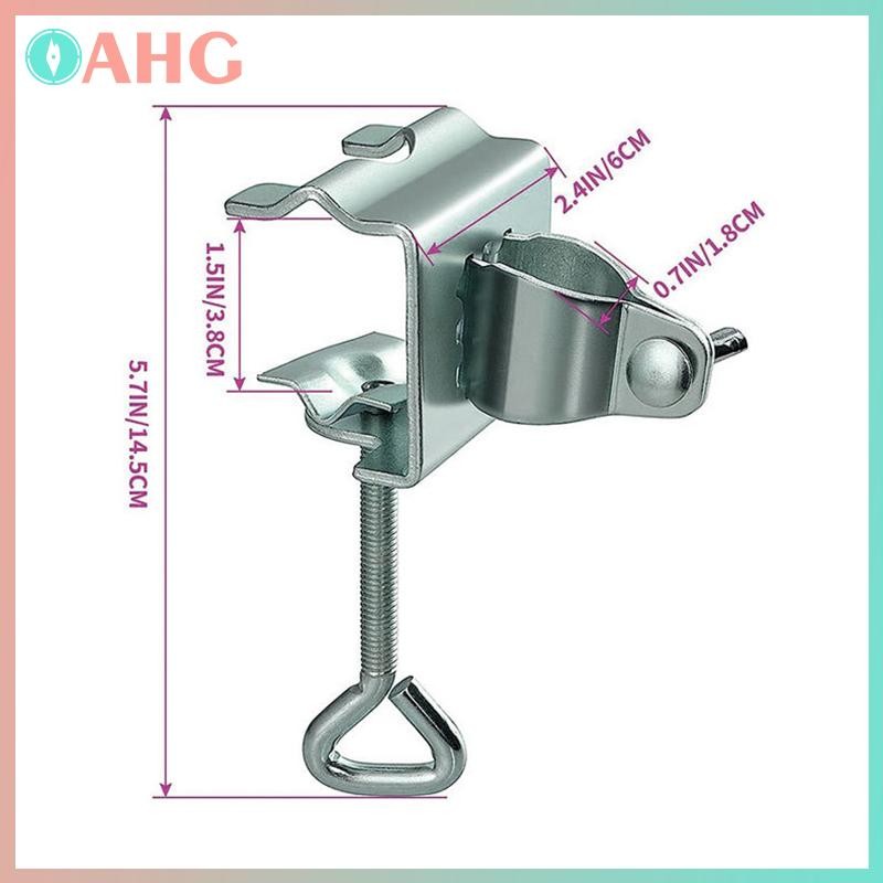 THÊM 1 Chiếc Sân Ô Đứng Kẹp Kim Loại Hạng Nặng Ô Dù Giá Đỡ Ajustable Ngoài Trời Ô Đế Và Gắn Ghế Kẹp BSS