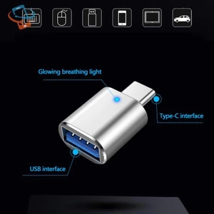 Bộ chuyển đổi nhôm USB 3.0 sang Type C OTG sang USB C USB-A sang Micro USB Type-C Bộ chuyển đổi nữ cho Pro / Air và điện thoại thông minh VN