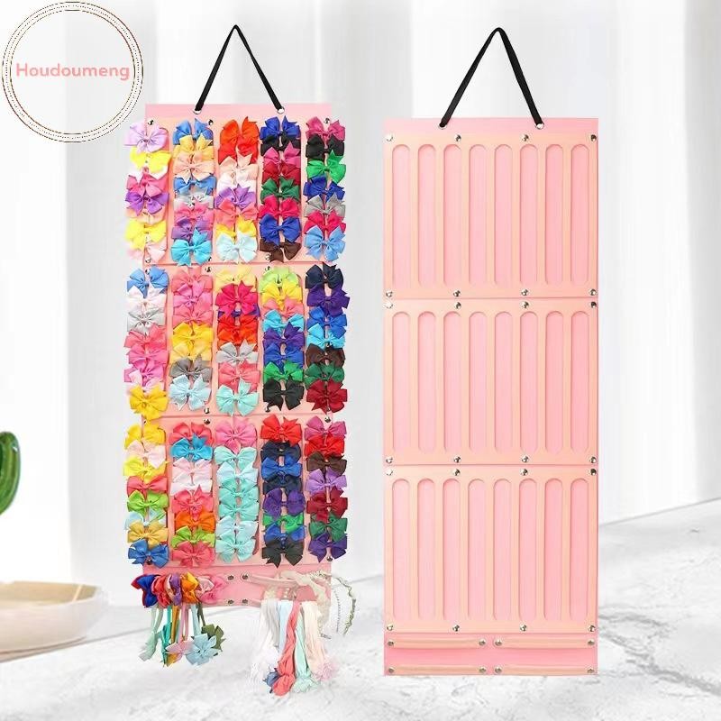 Hodou Vuốt Tóc Kẹp Lưu Trữ Màu Hồng Sắp Xếp Dành Cho Nữ Bé Gái Nỉ Màn Hình Kẹp Tóc Kính Mát Phụ Kiện Túi Đựng VN