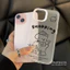 ibumpers Ốp Điện Thoại iPhone Dễ Thương Đơn Giản Buồn Ngủ Họa Tiết Hoạt Hình Ốp Lưng Trong Suốt Nhám Mờ Chống Bẩn Chống Sốc Cho IPhone 16 15 14 12 13 11 Pro Max IP 7 8 Plus X XS XR
