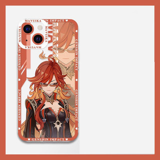 Ốp Điện Thoại Di Động Cho Xiaomi Redmi Note 13 Pro 5G 12 4G 12S 14C 13C 12C 10C A2 A1 Plus A3 POCO C65 Vỏ Genshin Impact Mavuika Trong Suốt TPU Retro Bảo Vệ Ống Kính