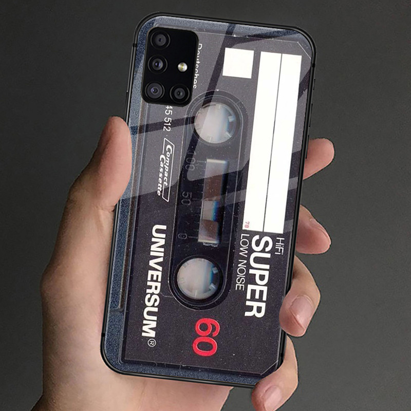Băng cassette 07 Vỏ Điện Thoại Kính Cường Lực Cho Samsung Galaxy A10 A14 A16 A25 A35 A22 4G A32 A33 A34 A40 A42 A52 A53 A54 A55 A70 A71 A72 A73 5G