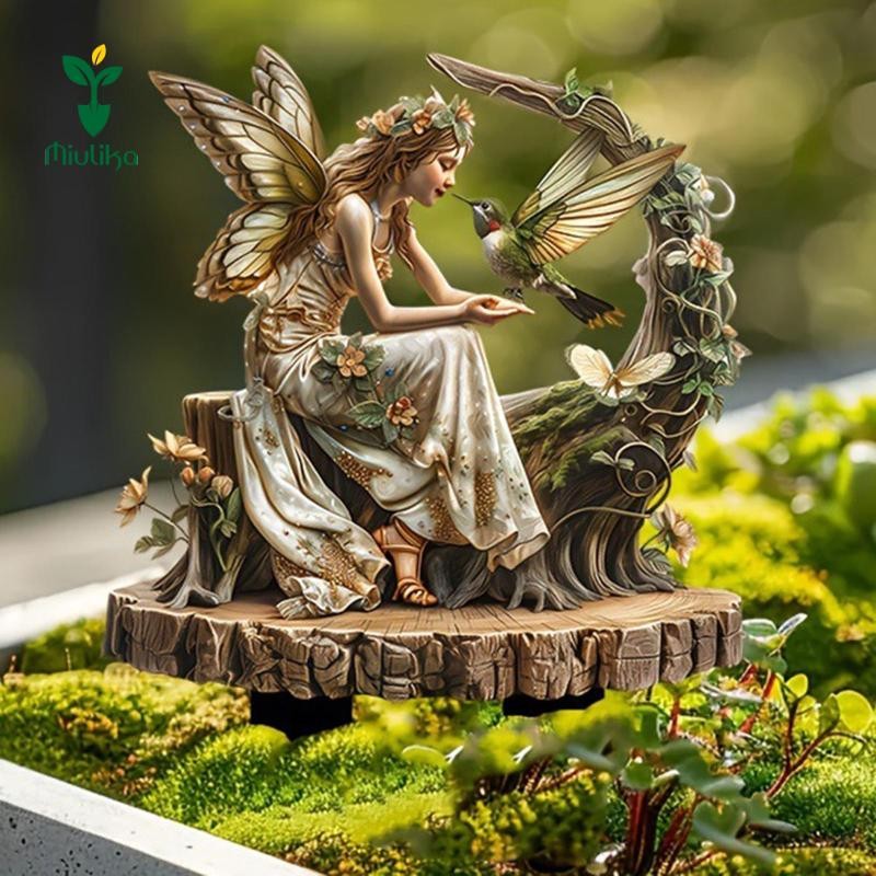 Miulika Cổ Tích Trang trí sân vườn 2D nghệ thuật cho lối đi, sân sau