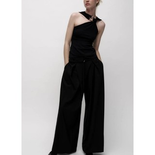 ZA Solid Color Versatile Collar-Style Fitted Back Cover 4938106