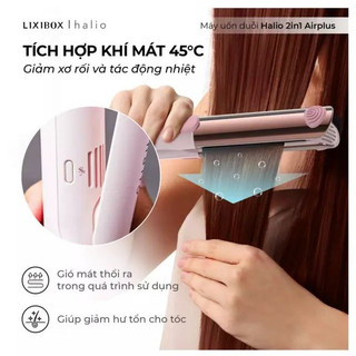 Máy Uốn Duỗi Tạo Kiểu 2 trong 1 - Halio 2in1 Airplus Hair Styler - Bảo hành chính hãng 24 tháng