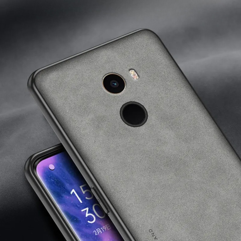 Dành Cho Xiaomi Mix 2 Mix2 Ốp Lưng Da PU Chống Sốc Da Cứng Ốp lưng Mờ Ốp Lưng Silicon Cho Xiaomi Mi Mix 2 Mix2