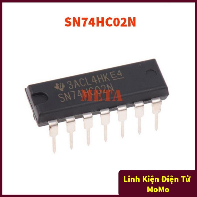 SN74HC02N DIP 14 Chân Cắm - SN74HC02 74HC02 7402 HC02 dùng cho mạch ...