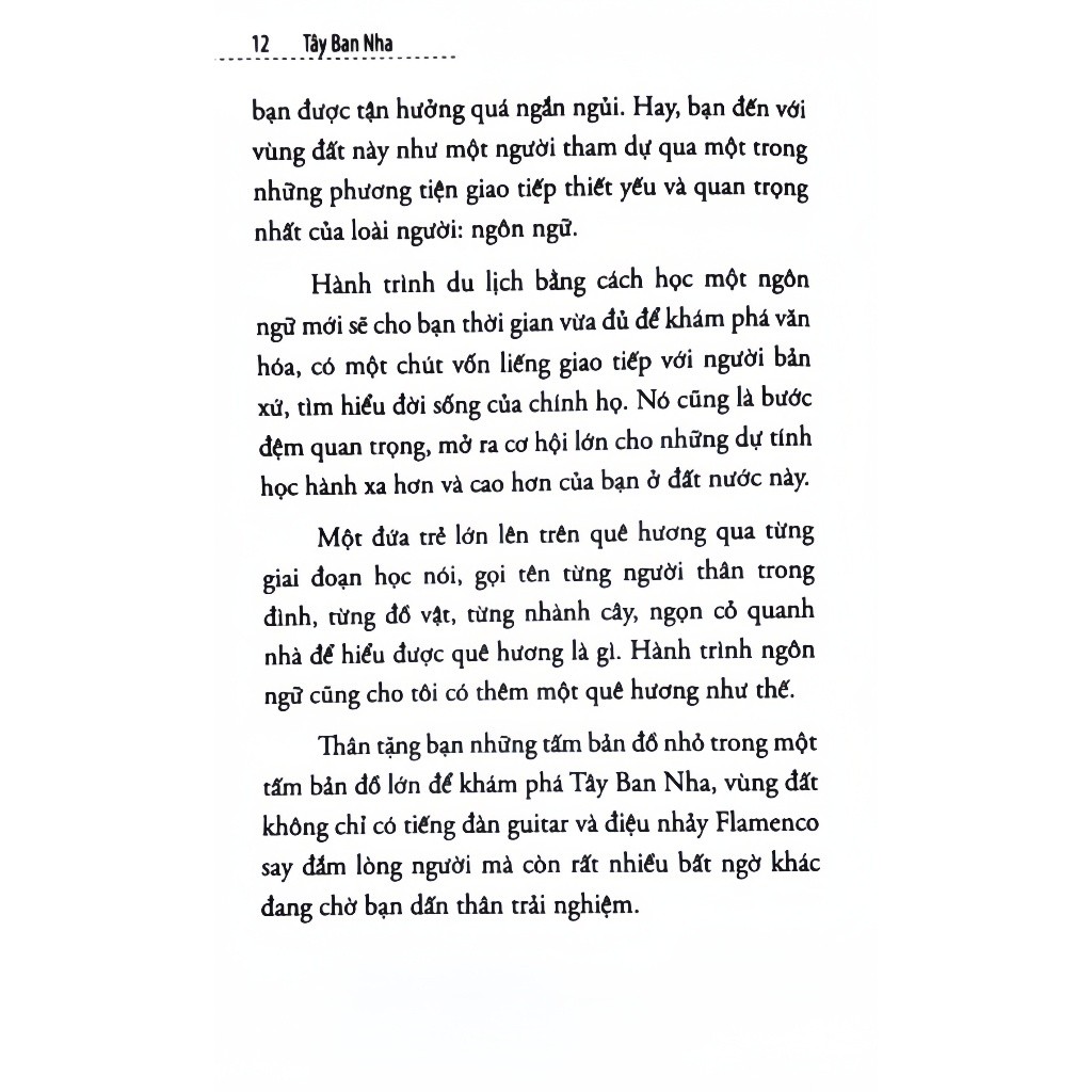 Sách - Tây Ban Nha - Hành Trình Không Ngôn Ngữ (Alpha Books)