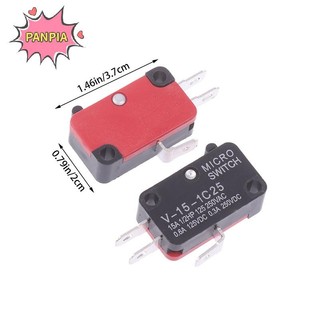 Pnpia 10 Chiếc Micro V-15-1C25 Silver Point V-15-1C25 Lò Vi Sóng Đồng Tiếp Xúc Xúc Xúc Phạm Vi Microswitch Boutique