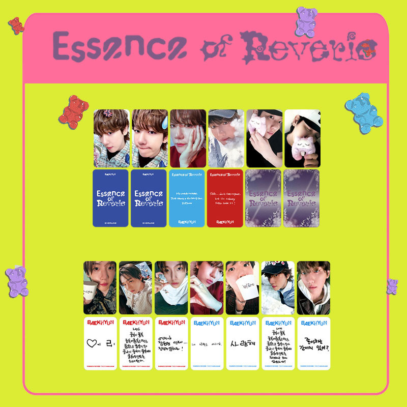 4-9 Chiếc EXO KAI Wait On Me Tinh Chất Reverie Lomo Cards HELLO WORLD 4th min Album Solo Photocards CHEN XIUMIN SUHO Park Chanyeol D.O. Bưu thiếp Oh Se Hun YM